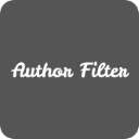 Author Filter  screen for extension Chrome web store in OffiDocs Chromium