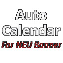 Auto Calendar for NEU Banner  screen for extension Chrome web store in OffiDocs Chromium