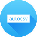 Autocsv  screen for extension Chrome web store in OffiDocs Chromium