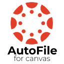 AutoFile for Canvas  screen for extension Chrome web store in OffiDocs Chromium