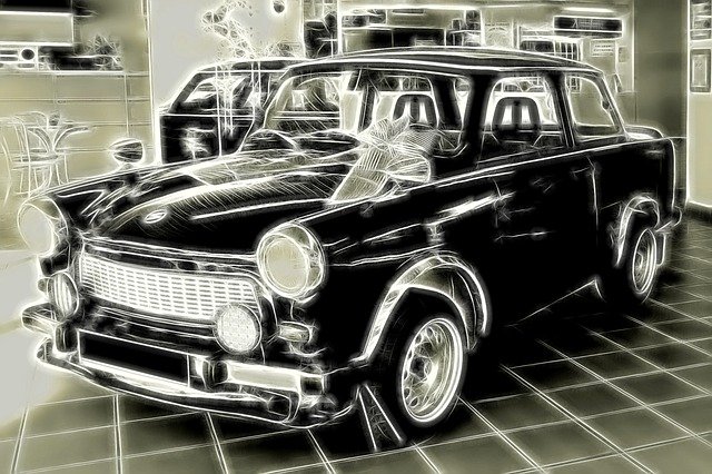 Free download Auto Graphic Retro Light -  free illustration to be edited with GIMP free online image editor