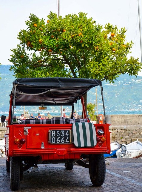 Bezpłatne pobieranie Auto Jeep Oranges Orange - darmowe zdjęcie lub obraz do edycji za pomocą internetowego edytora obrazów GIMP