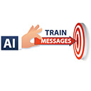 Automated AI Messages  screen for extension Chrome web store in OffiDocs Chromium