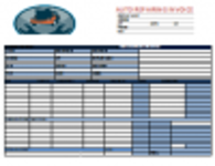 Free download Auto Repair Invoice Microsoft Word, Excel or Powerpoint template free to be edited with LibreOffice online or OpenOffice Desktop online