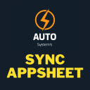 AutoSystem Sync Appsheet  screen for extension Chrome web store in OffiDocs Chromium