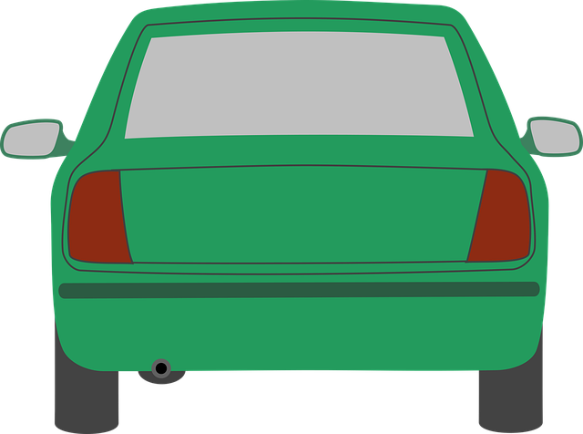 Free download Auto The Back Of Car Pkw -  free illustration to be edited with GIMP free online image editor