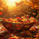 Autumn basket wallpaper  screen for extension Chrome web store in OffiDocs Chromium