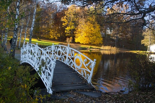 Unduh gratis Autumn Colorful Waters - foto atau gambar gratis untuk diedit dengan editor gambar online GIMP