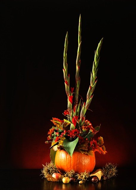 Free download Autumn Flowers Arrangement -  free free photo or picture to be edited with GIMP online image editor