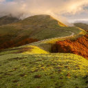 AUTUMN MOUNTAIN Theme  screen for extension Chrome web store in OffiDocs Chromium