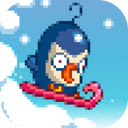 Avalanche Outrun the avalanche as a daring penguin!  screen for extension Chrome web store in OffiDocs Chromium