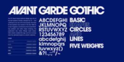 Free download Avantgarde Font free photo or picture to be edited with GIMP online image editor