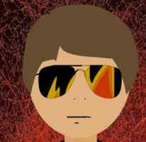 Free download avatar tough guy sunglasses fire free photo or picture to be edited with GIMP online image editor