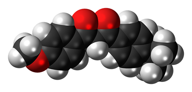 Free download Avobenzone Spacefill Model -  free illustration to be edited with GIMP free online image editor