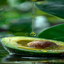 Avocado cut in half wallpaper  screen for extension Chrome web store in OffiDocs Chromium