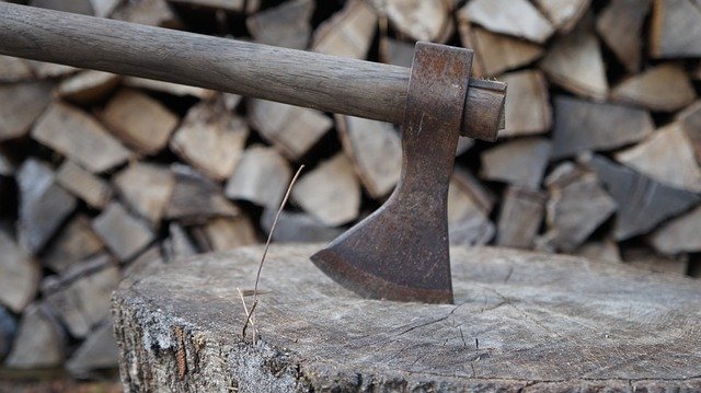 Free download Axe Wood Lumberjack -  free photo or picture to be edited with GIMP online image editor