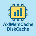 AxlMemCache DiskCache  screen for extension Chrome web store in OffiDocs Chromium