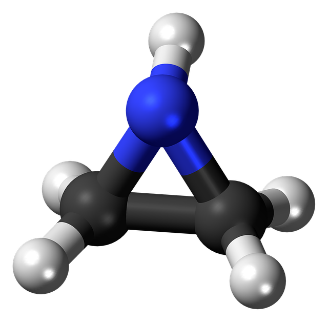 Free download Aziridine Molecule Nitrogen -  free illustration to be edited with GIMP free online image editor