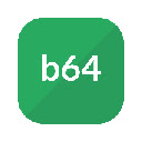 b64 easy Base64 decoding  screen for extension Chrome web store in OffiDocs Chromium