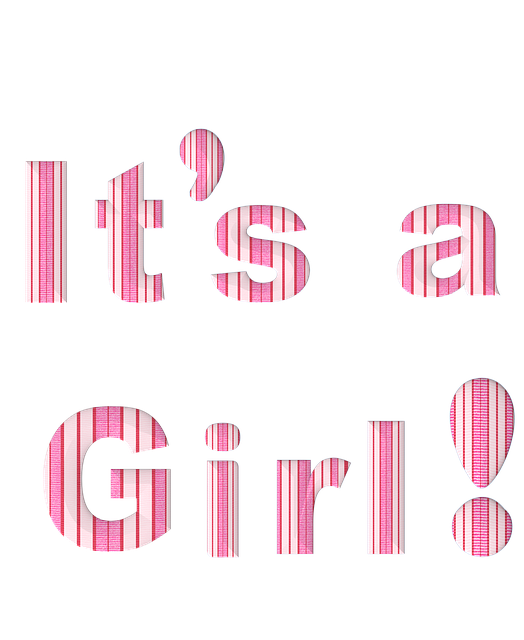 Free download Baby Announcement Girl -  free illustration to be edited with GIMP free online image editor