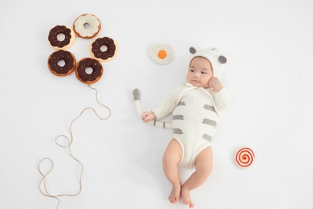 Free download baby child doughnuts candies free picture to be edited with GIMP free online image editor