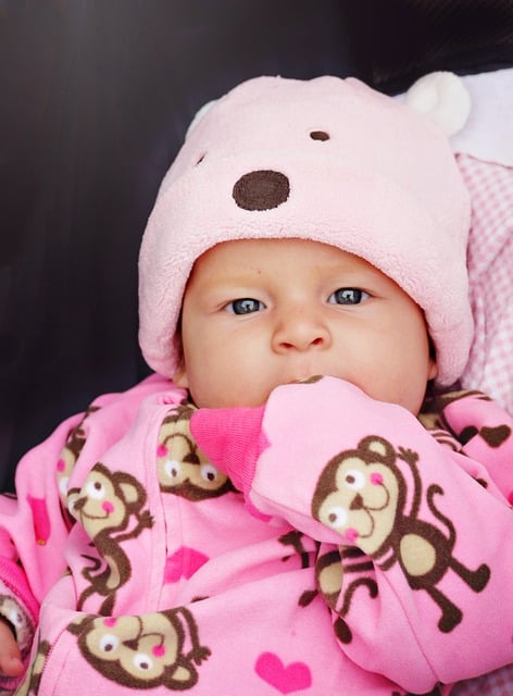 Free download baby girl eyes pink serious free picture to be edited with GIMP free online image editor