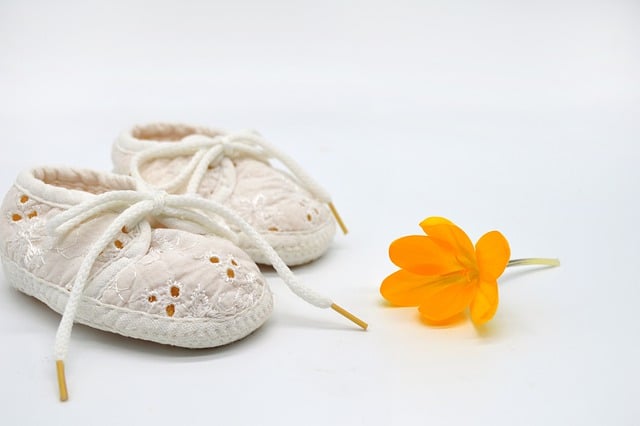 Free download baby shoes birth baptism blossom free picture to be edited with GIMP free online image editor