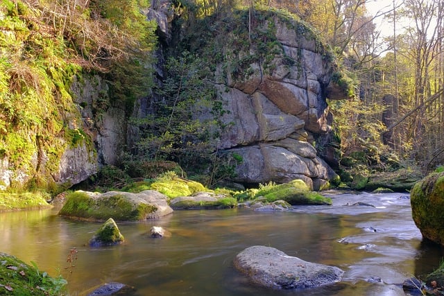 Free download bach flow rock rock formation free picture to be edited with GIMP free online image editor