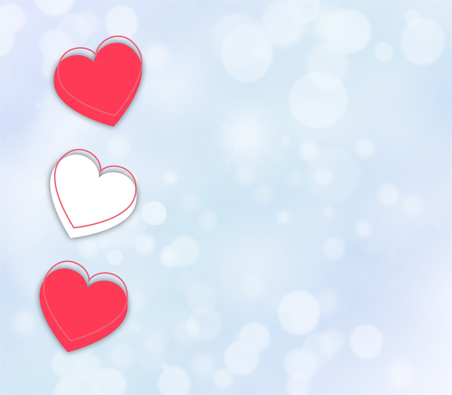 Free download Background Bokeh Hearts free illustration to be edited with GIMP online image editor