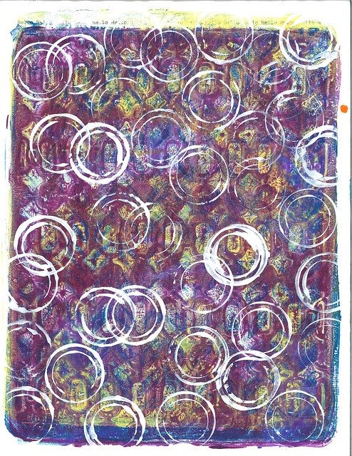 Free download Background Circles Purple -  free illustration to be edited with GIMP free online image editor