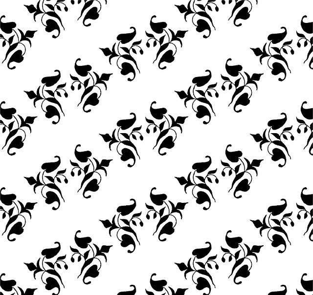Free download Background Floral Black -  free illustration to be edited with GIMP free online image editor