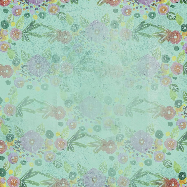 Template Photo Background Floral Green for OffiDocs
