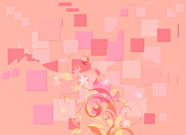 Free download Background Floral Square -  free illustration to be edited with GIMP free online image editor