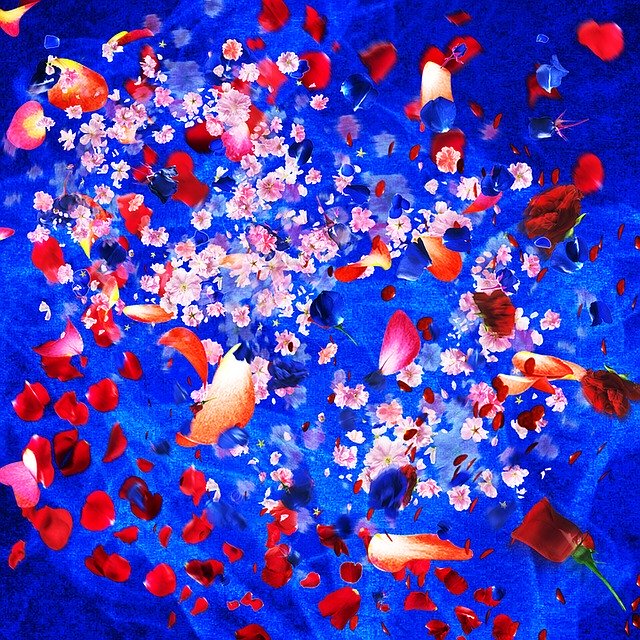 Free download Background Flower Cluster Flowers -  free illustration to be edited with GIMP free online image editor