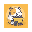BackupHamster Notion Helper  screen for extension Chrome web store in OffiDocs Chromium