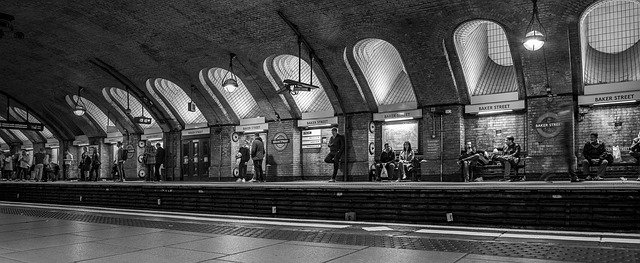 Kostenloser Download Baker Street Tube Station London - kostenloses Foto oder Bild zur Bearbeitung mit GIMP Online-Bildbearbeitung