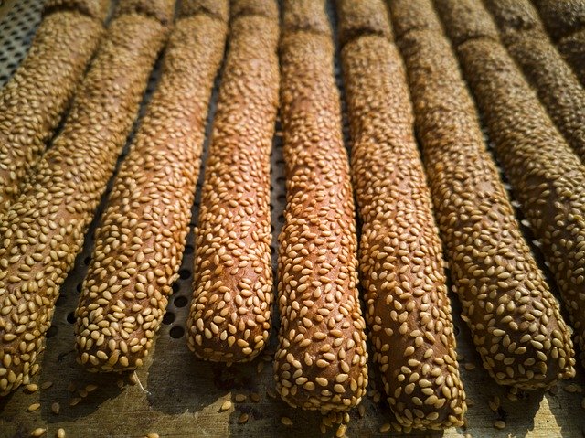 Gratis download Bakery Sesame Snack - gratis foto of afbeelding om te bewerken met GIMP online afbeeldingseditor