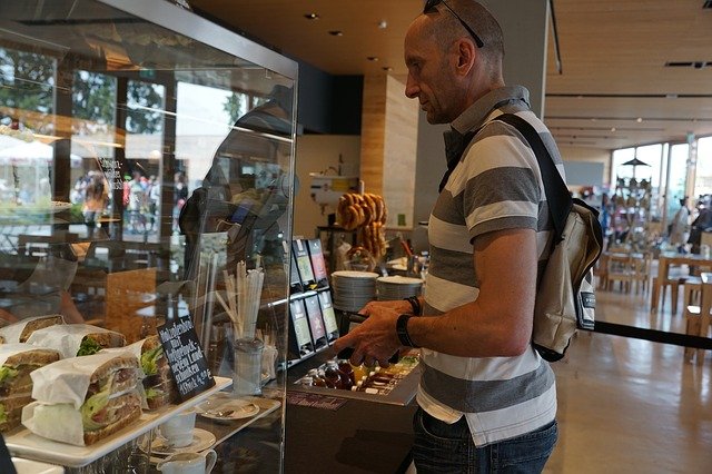 Free download bakery shopping man meal loaf free picture to be edited with GIMP free online image editor