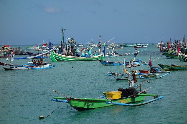 Free download Bali Boat Bay -  free photo or picture to be edited with GIMP online image editor