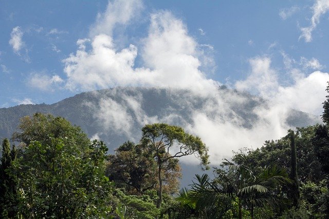 Free download Bali Mountain Clouds -  free photo or picture to be edited with GIMP online image editor