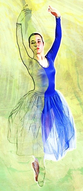 Free download Ballet Girl Dance -  free illustration to be edited with GIMP free online image editor