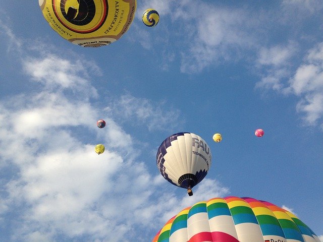 Unduh gratis Balon Balon Udara Panas Langit - foto atau gambar gratis untuk diedit dengan editor gambar online GIMP