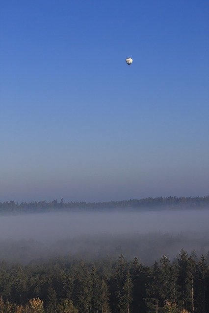 Free picture Balloon Morgenstimmung Fog -  to be edited by GIMP free image editor by OffiDocs