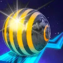 ball surfer 3d rolling game  screen for extension Chrome web store in OffiDocs Chromium