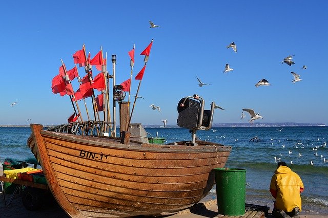 Free download Baltic Sea Fisherman Boat -  free photo or picture to be edited with GIMP online image editor