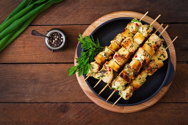 Free download bamboo barbecue bbq chicken chili free picture to be edited with GIMP free online image editor