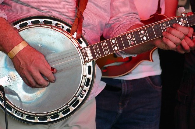 Kostenloser Download Banjo Music Musical Instrument - kostenloses Foto oder Bild zur Bearbeitung mit GIMP Online-Bildbearbeitung