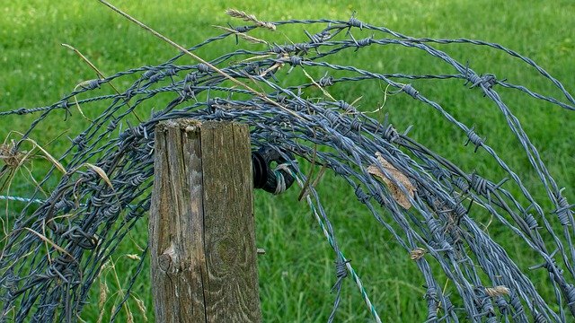 Muat turun percuma Barbed Wire Role Metal - foto atau gambar percuma untuk diedit dengan editor imej dalam talian GIMP