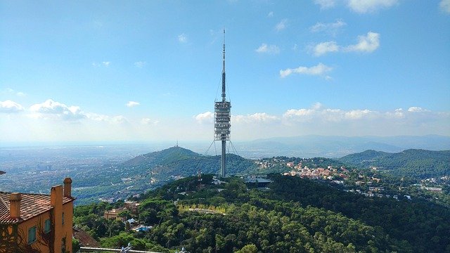Free download Barcelona Tv Tower Tibidabo -  free photo or picture to be edited with GIMP online image editor