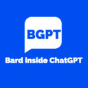 BardonChatGPT BARD inside ChatGPT  screen for extension Chrome web store in OffiDocs Chromium